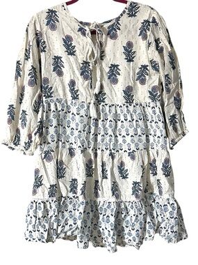 Debbie Katz Malan Floral Tiered Dress Cover Up l